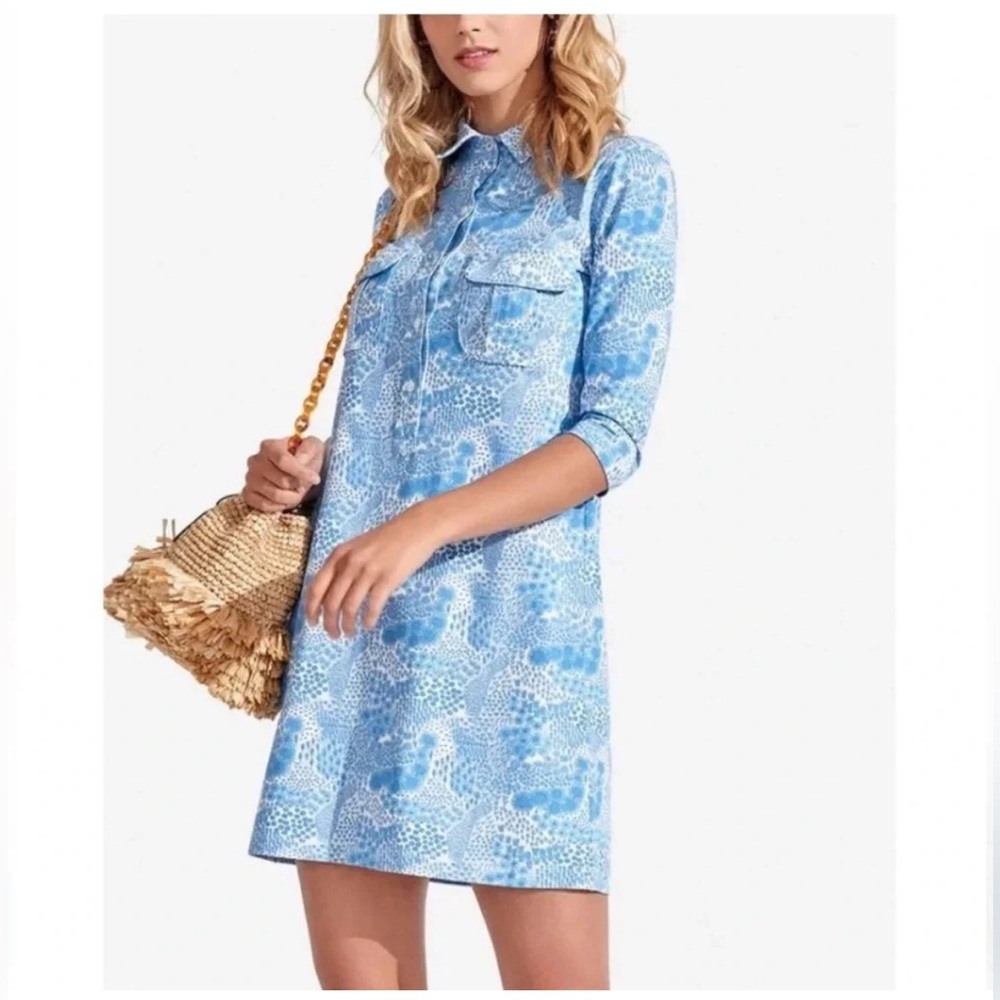 Persifor Winpenny Dress in “Wildflower Shallow Blue”